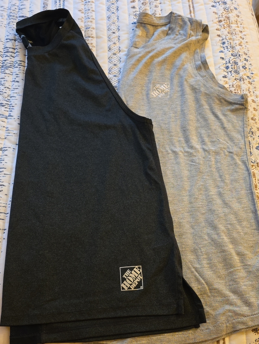 Home Depot Logo Muscle Tank - Black and Gray